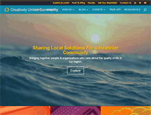 Tablet Screenshot of creativelyunited.org